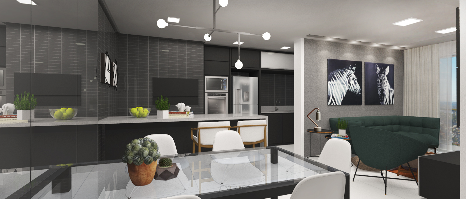 Apartamentos amplos